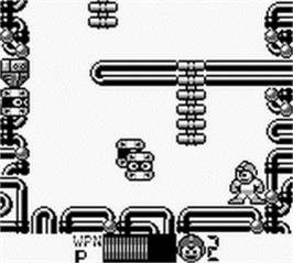In game image of Mega Man 2 on the Nintendo Game Boy.