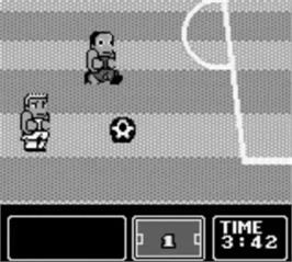 In game image of Nintendo World Cup on the Nintendo Game Boy.