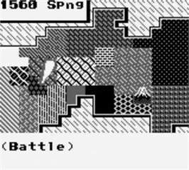 In game image of Nobunaga's Ambition on the Nintendo Game Boy.