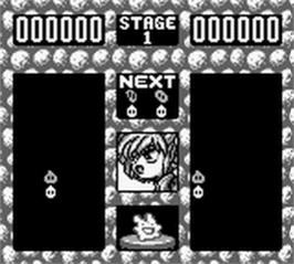 In game image of Puyo Puyo on the Nintendo Game Boy.