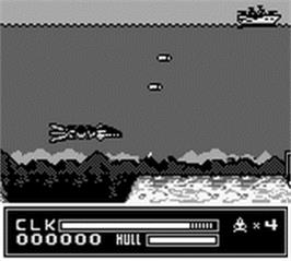 In game image of SeaQuest DSV on the Nintendo Game Boy.