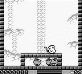 In game image of Spanky's Quest on the Nintendo Game Boy.