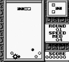 In game image of Tetris 2 on the Nintendo Game Boy.
