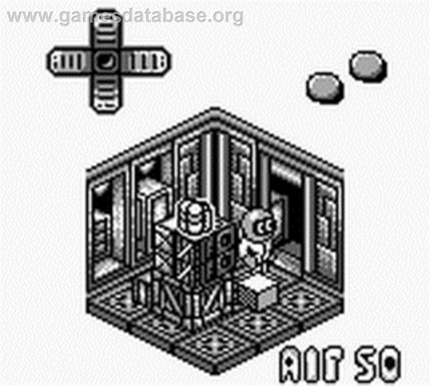 Altered Space: A 3-D Alien Adventure - Nintendo Game Boy - Artwork - In Game
