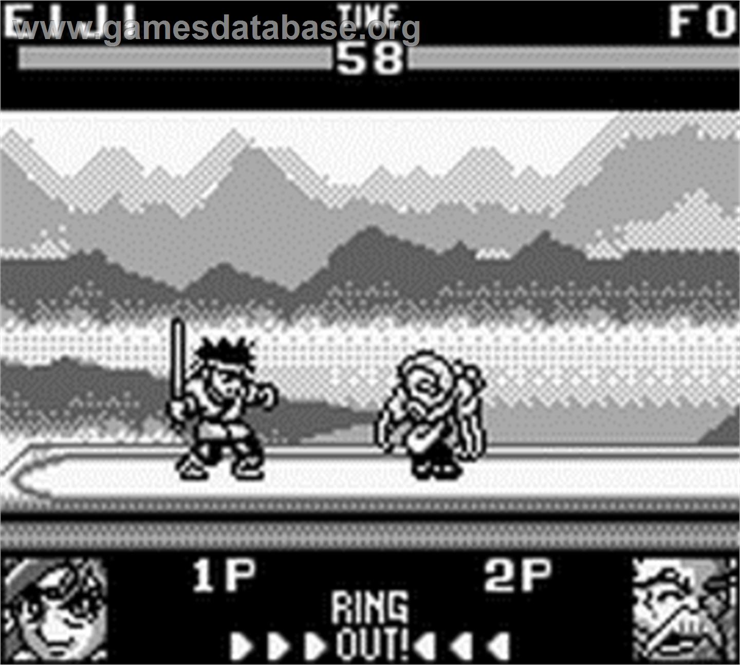 Battle Arena Toshinden - Nintendo Game Boy - Artwork - In Game