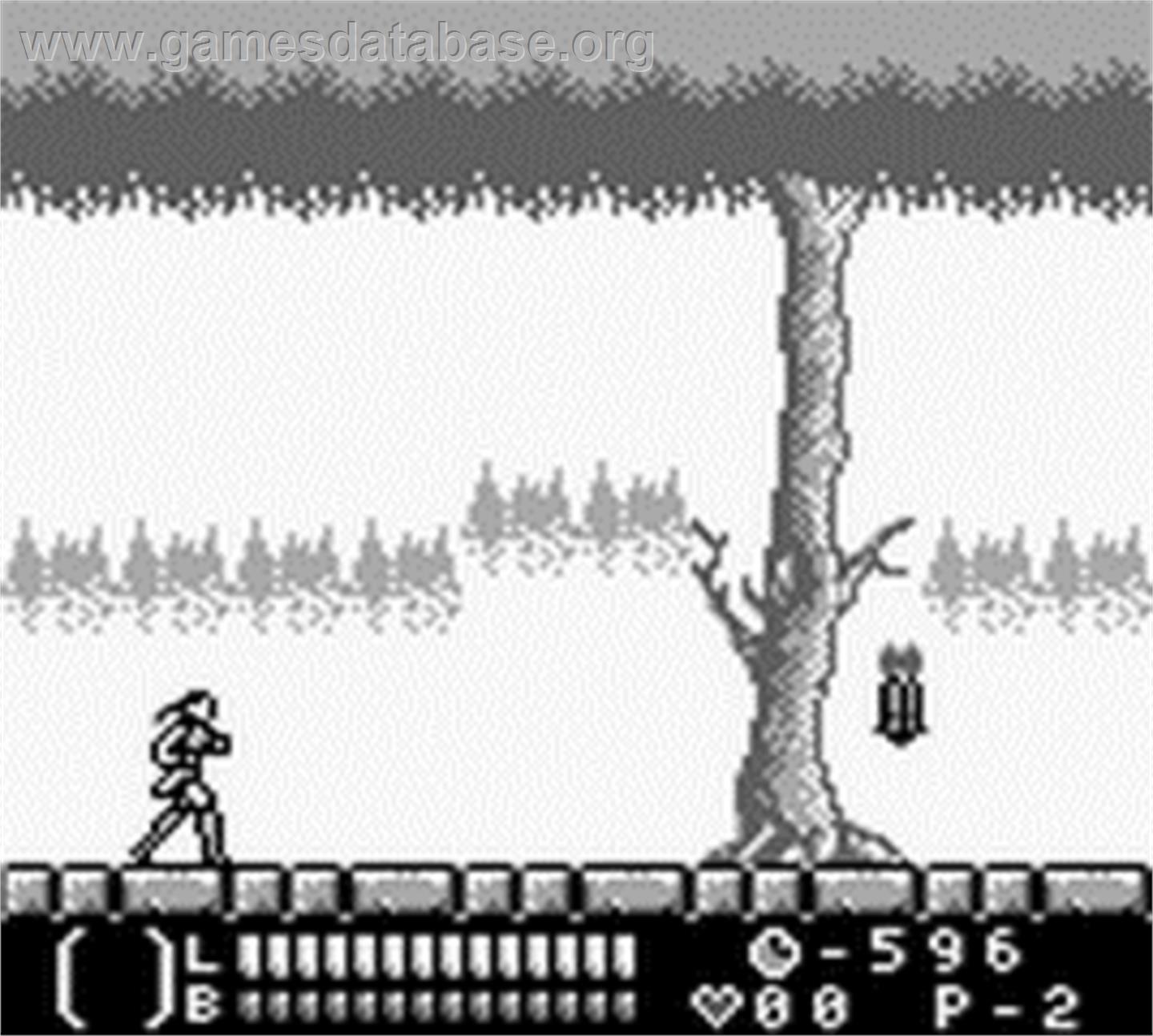 Castlevania: Legends - Nintendo Game Boy - Artwork - In Game