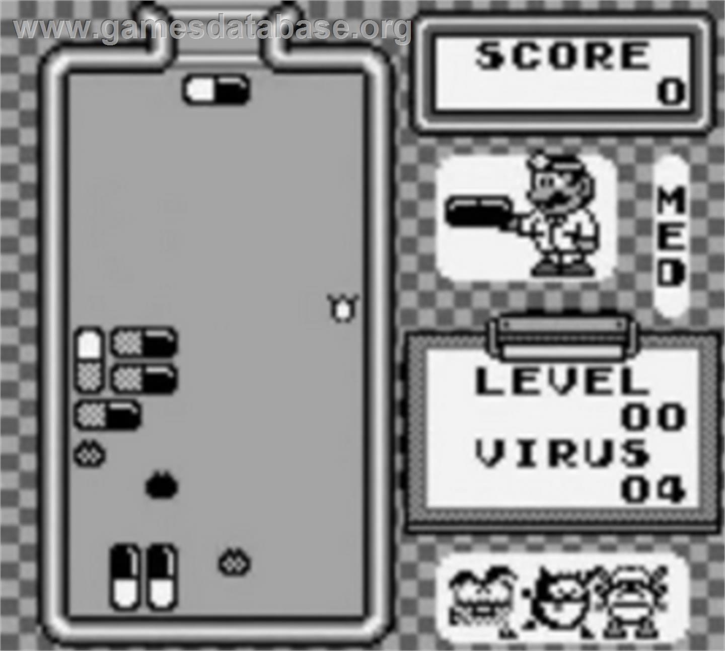 Dr. Mario - Nintendo Game Boy - Artwork - In Game