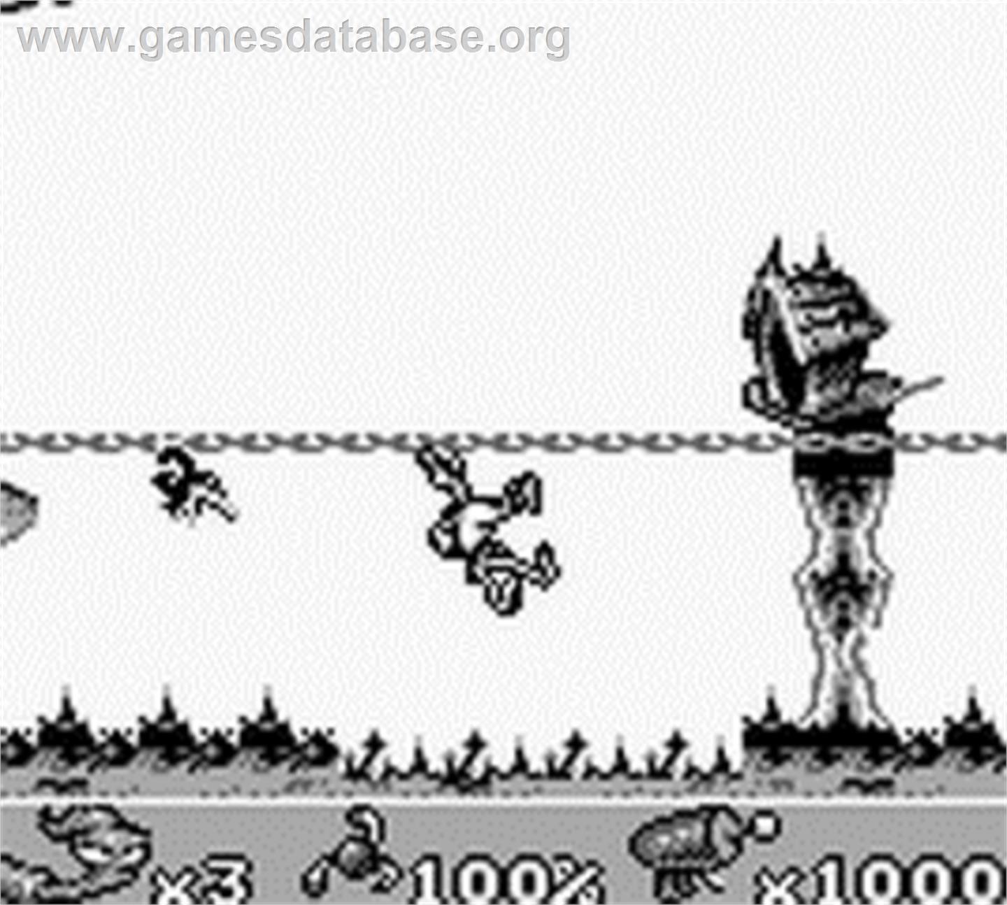 Earthworm Jim - Nintendo Game Boy - Artwork - In Game