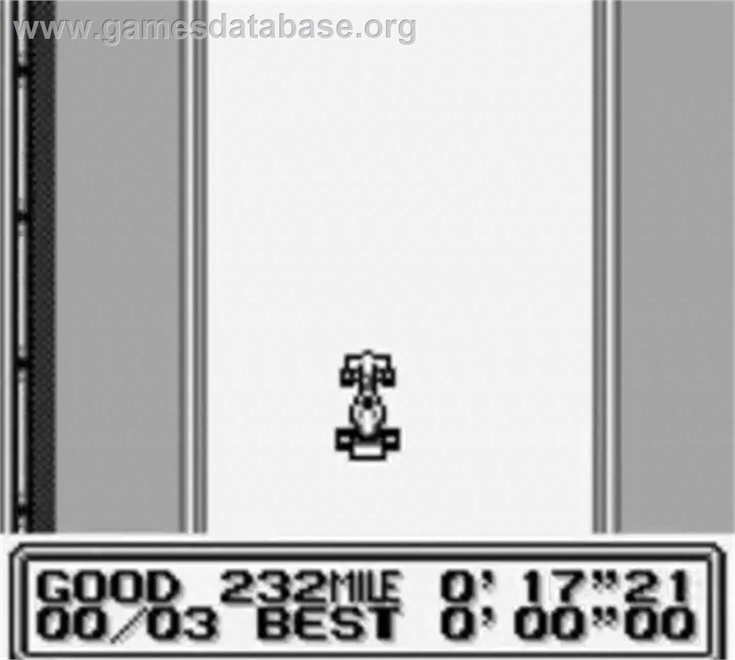 Fastest Lap - Nintendo Game Boy - Artwork - In Game