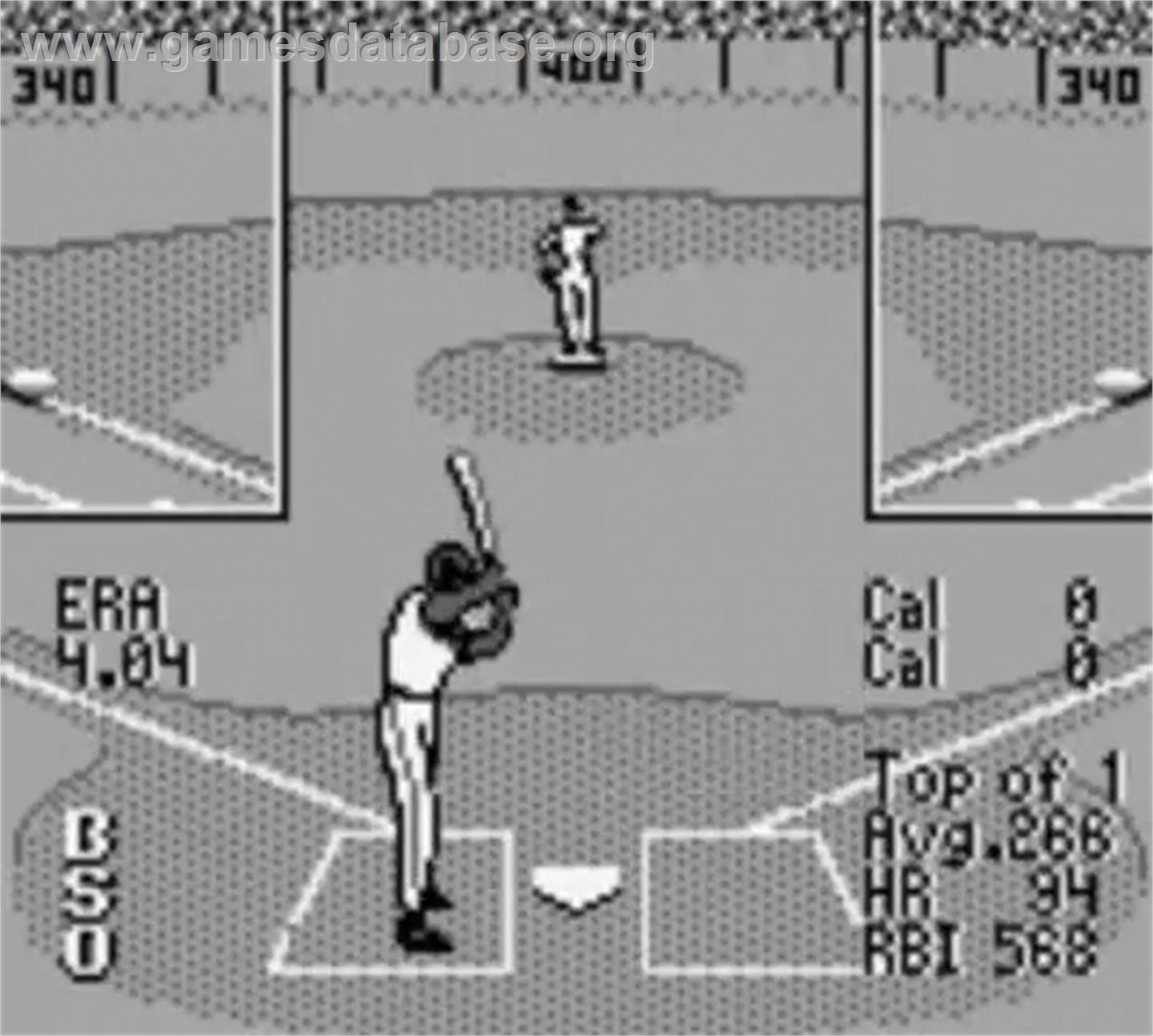 Frank Thomas' Big Hurt Baseball - Nintendo Game Boy - Artwork - In Game