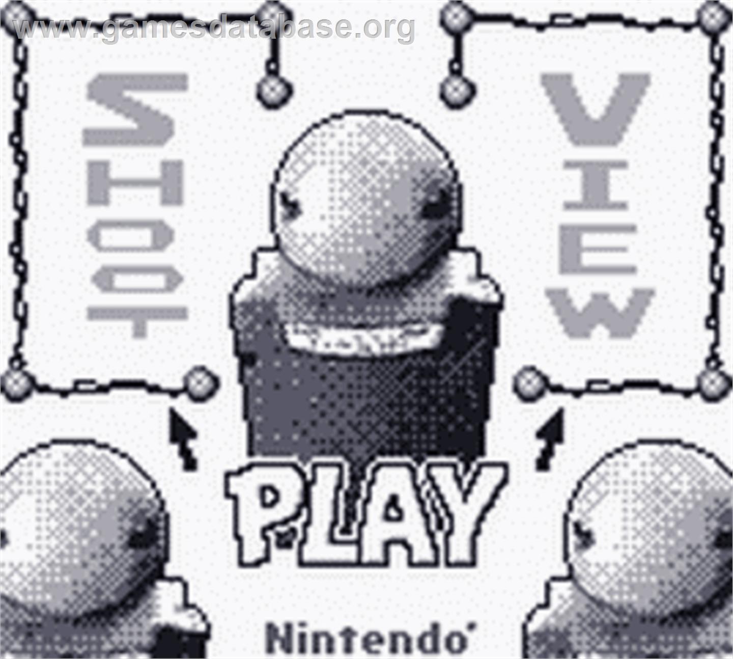 Game Boy Camera Games - Nintendo Game Boy - Artwork - In Game