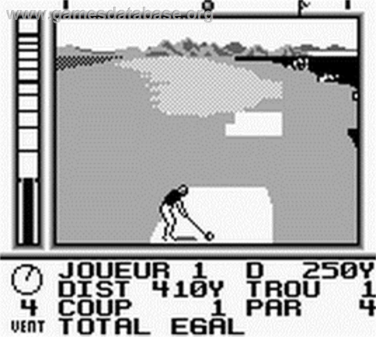 Jack Nicklaus Golf - Nintendo Game Boy - Artwork - In Game