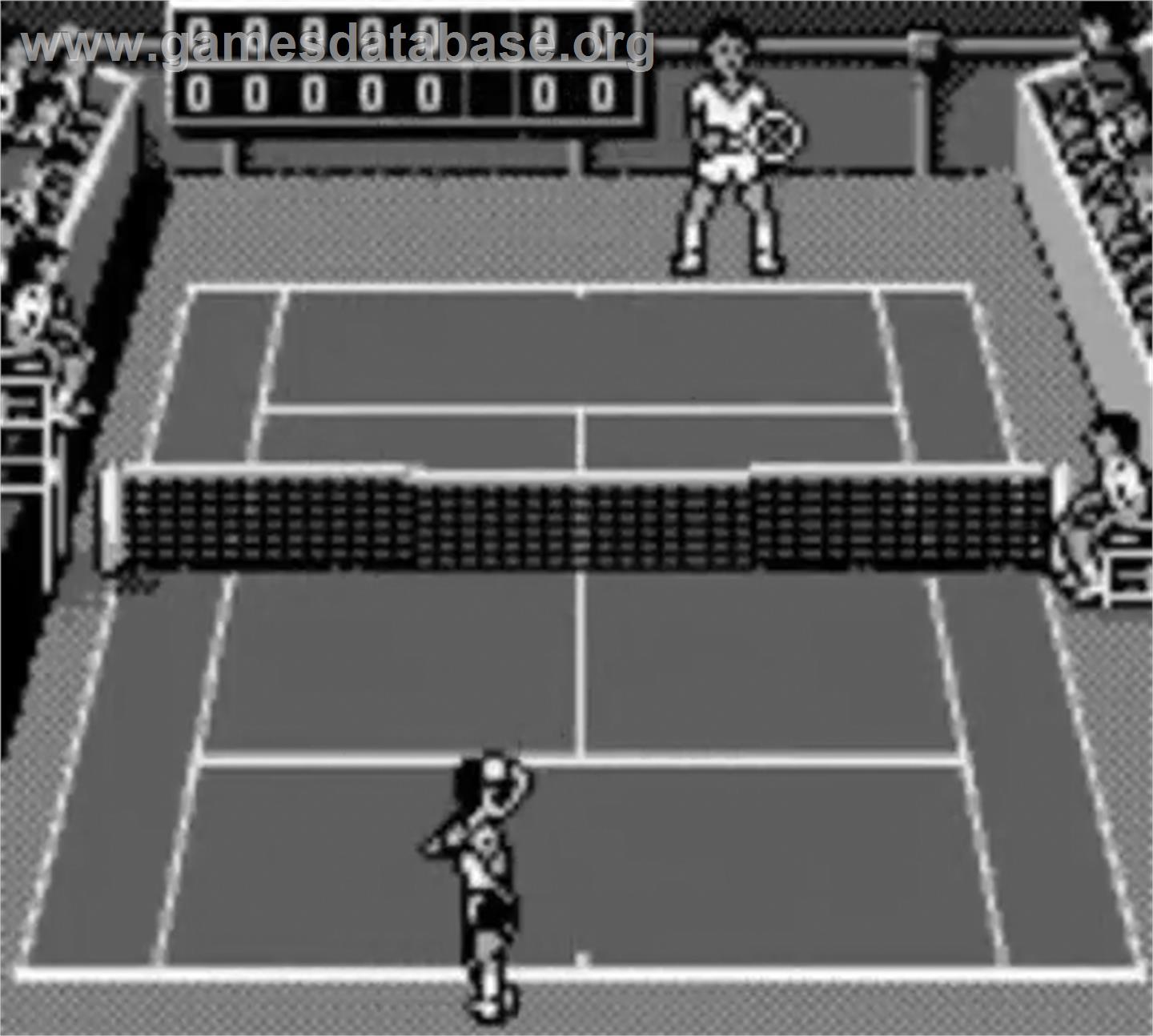 Jimmy Connors Tennis - Nintendo Game Boy - Artwork - In Game