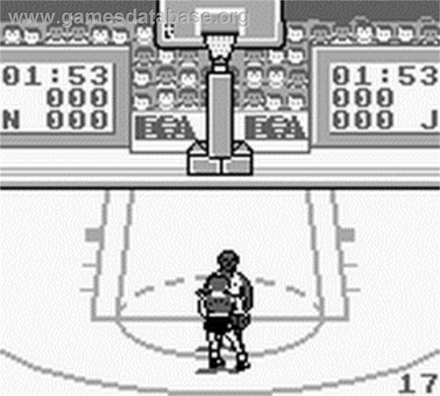 Jordan vs. Bird: One-on-One - Nintendo Game Boy - Artwork - In Game