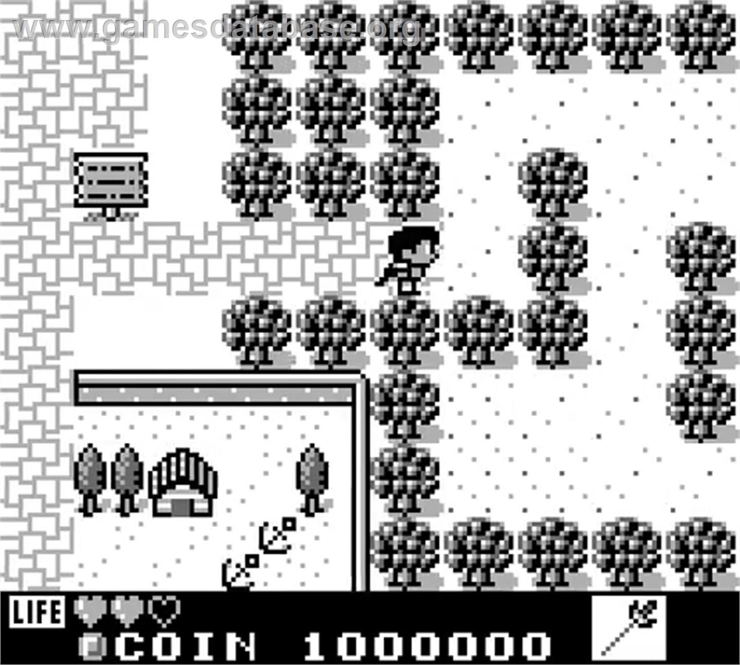 Kaeru no tame ni Kane wa Naru - Nintendo Game Boy - Artwork - In Game
