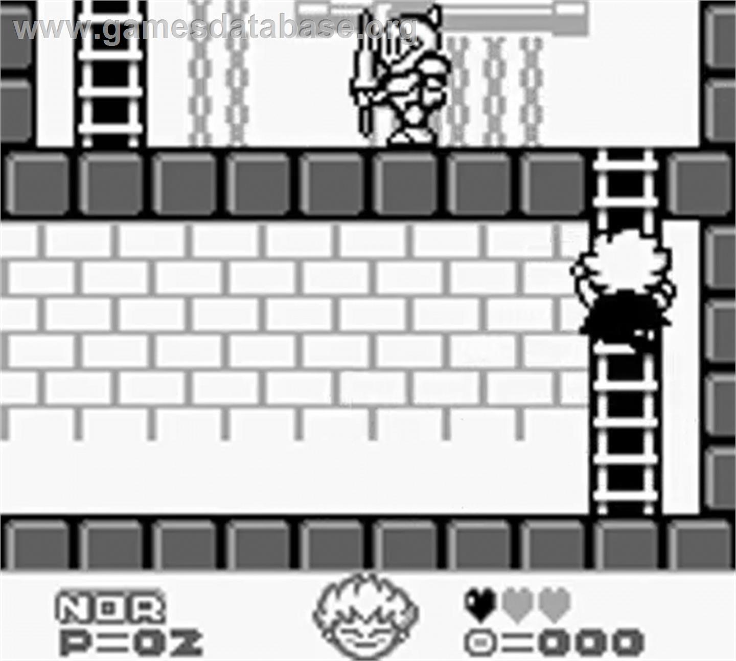Kid Dracula - Nintendo Game Boy - Artwork - In Game