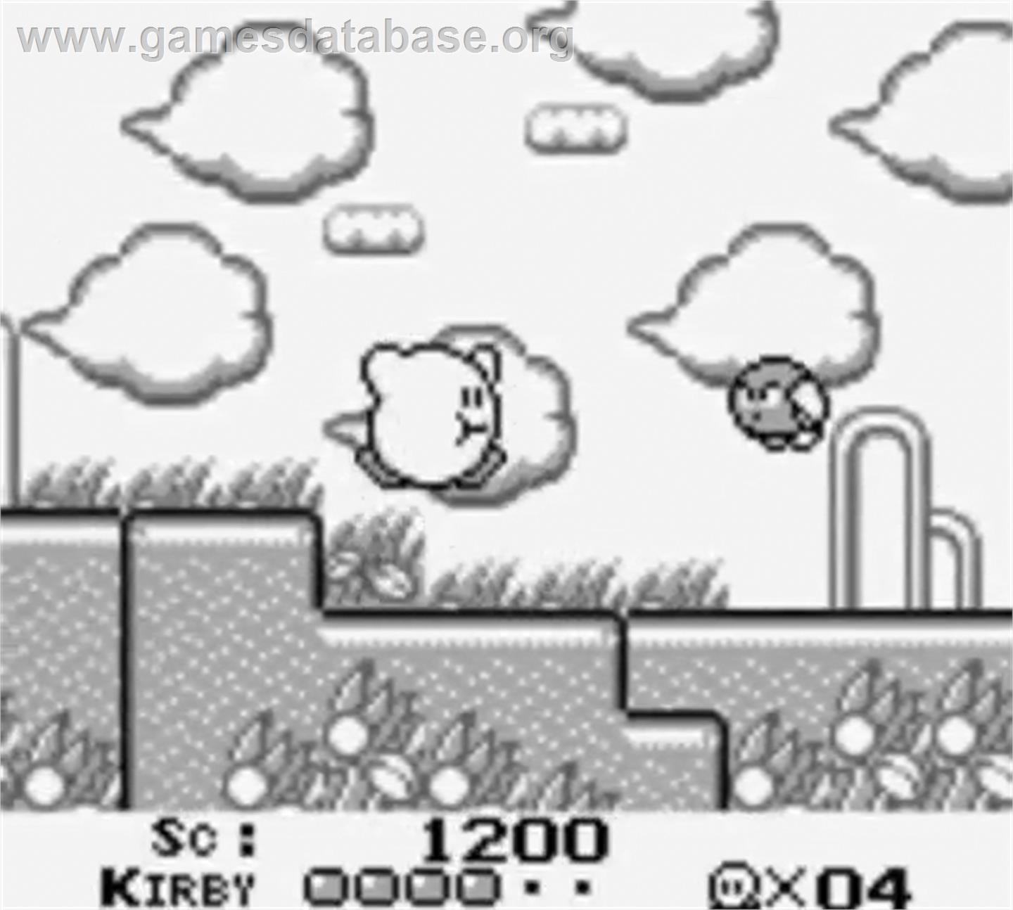 Kirby's Dream Land - Nintendo Game Boy - Artwork - In Game