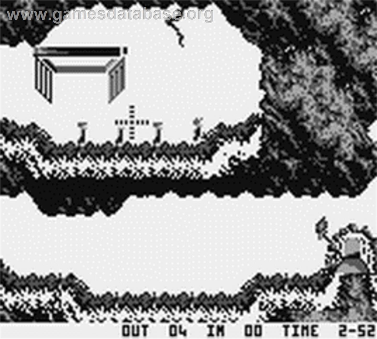 Lemmings - Nintendo Game Boy - Artwork - In Game