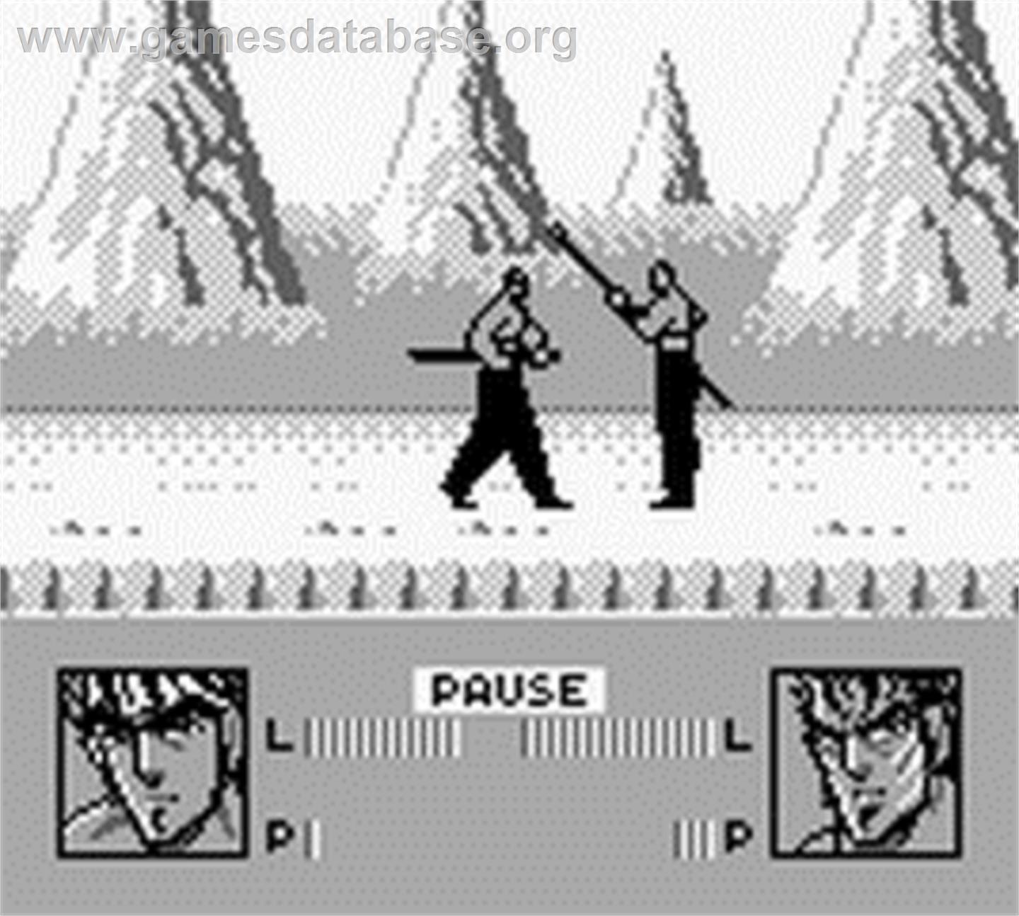 Sakigake Otokojuku: Meioto Kessen - Nintendo Game Boy - Artwork - In Game