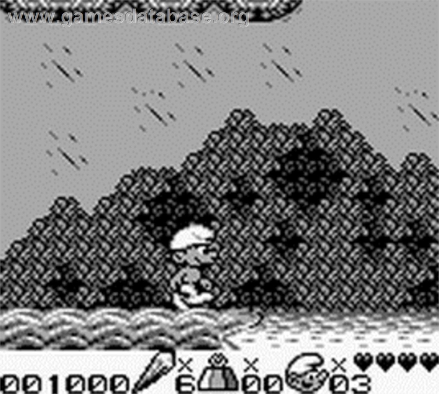 Smurfs Travel the World - Nintendo Game Boy - Artwork - In Game
