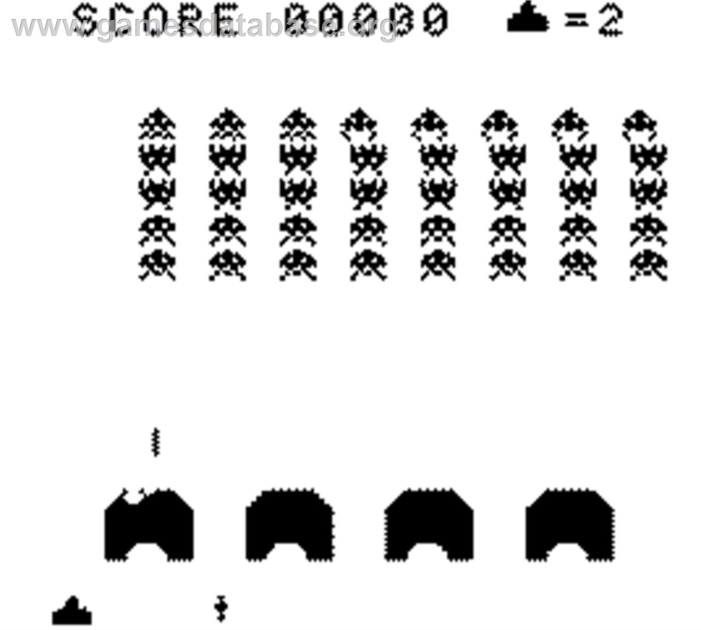 Space Invaders - Nintendo Game Boy - Artwork - In Game