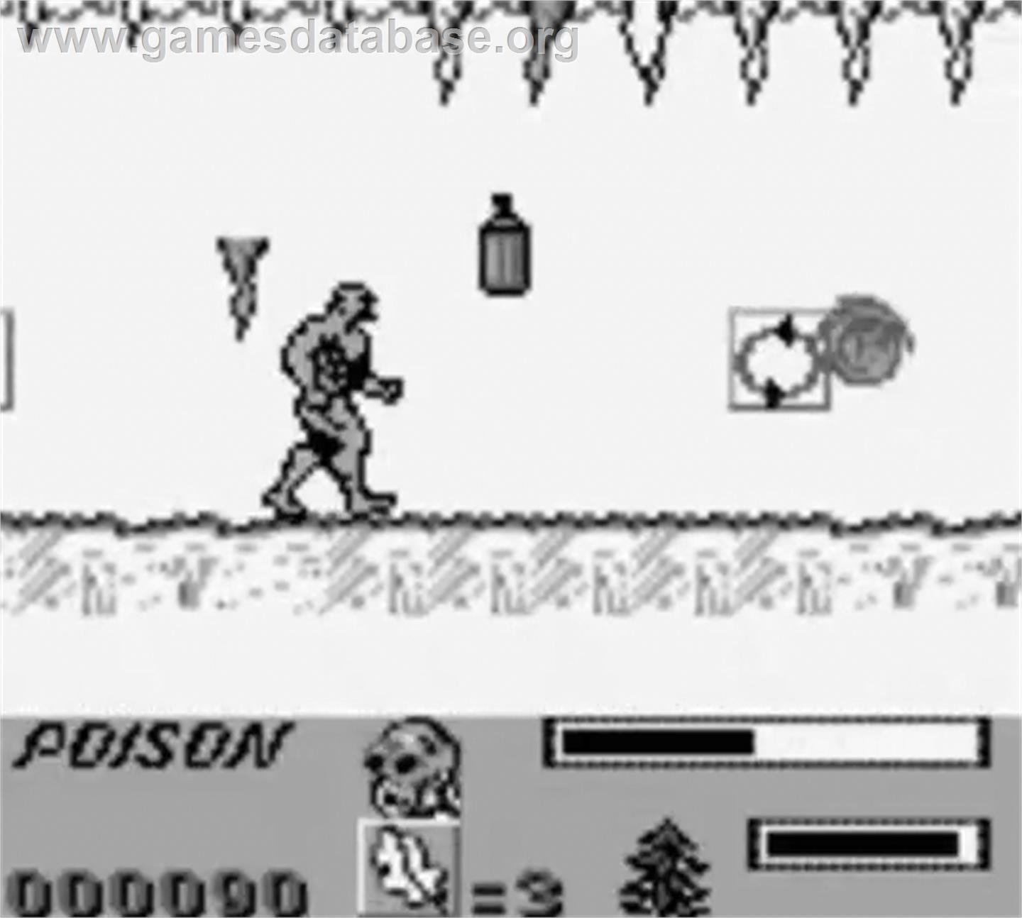 Swamp Thing - Nintendo Game Boy - Artwork - In Game