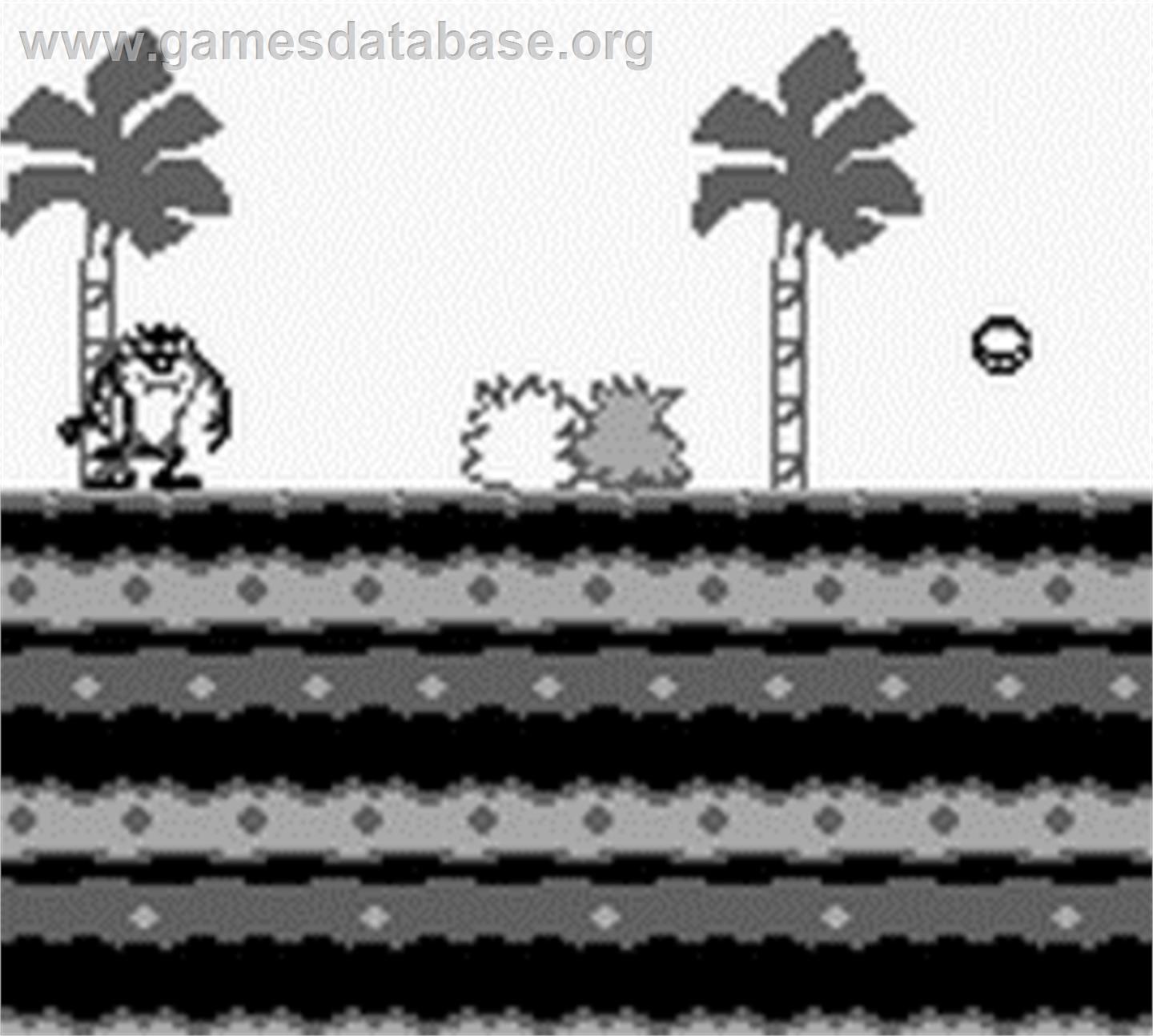 Taz-Mania - Nintendo Game Boy - Artwork - In Game
