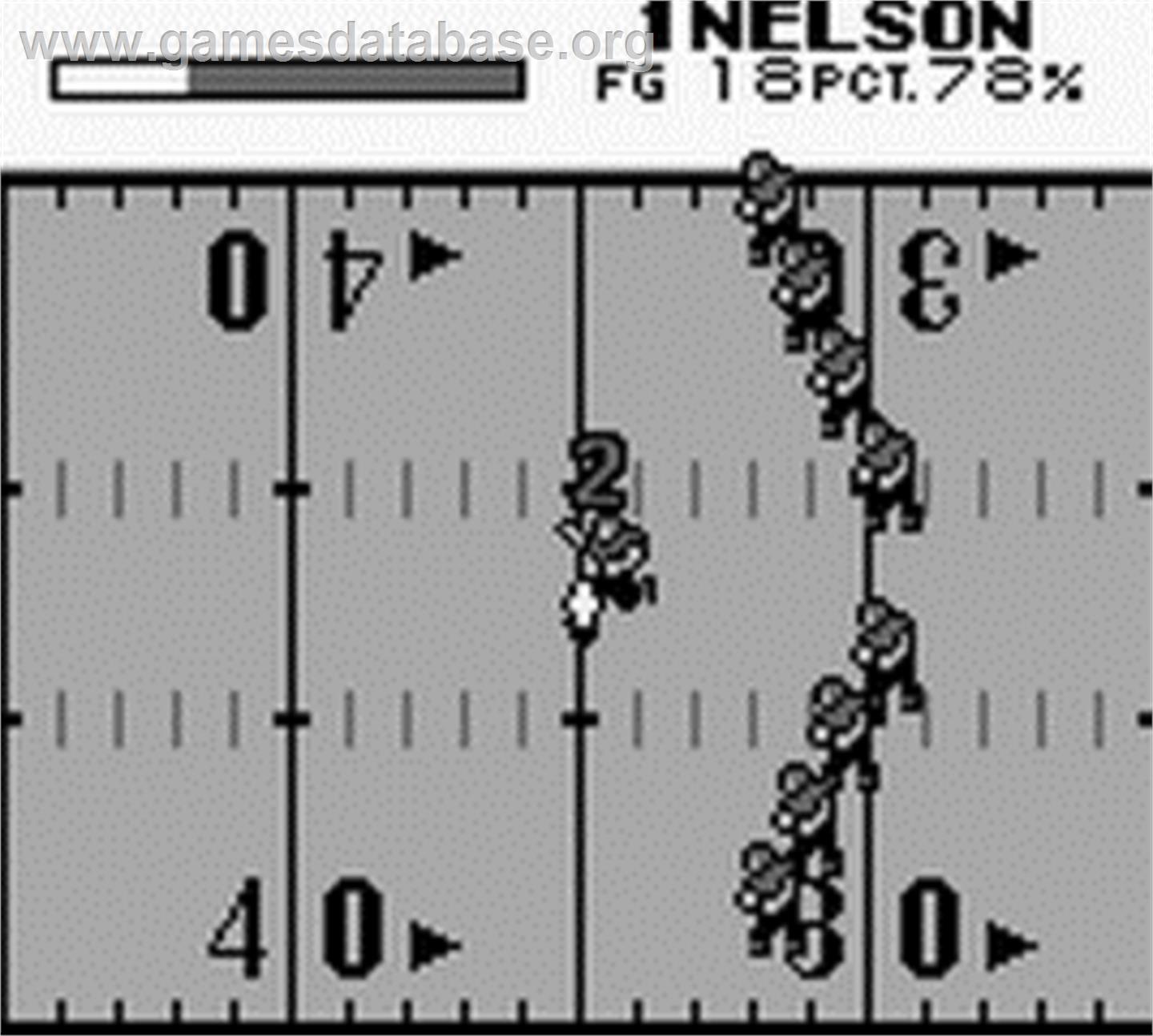 Tecmo Bowl - Nintendo Game Boy - Artwork - In Game