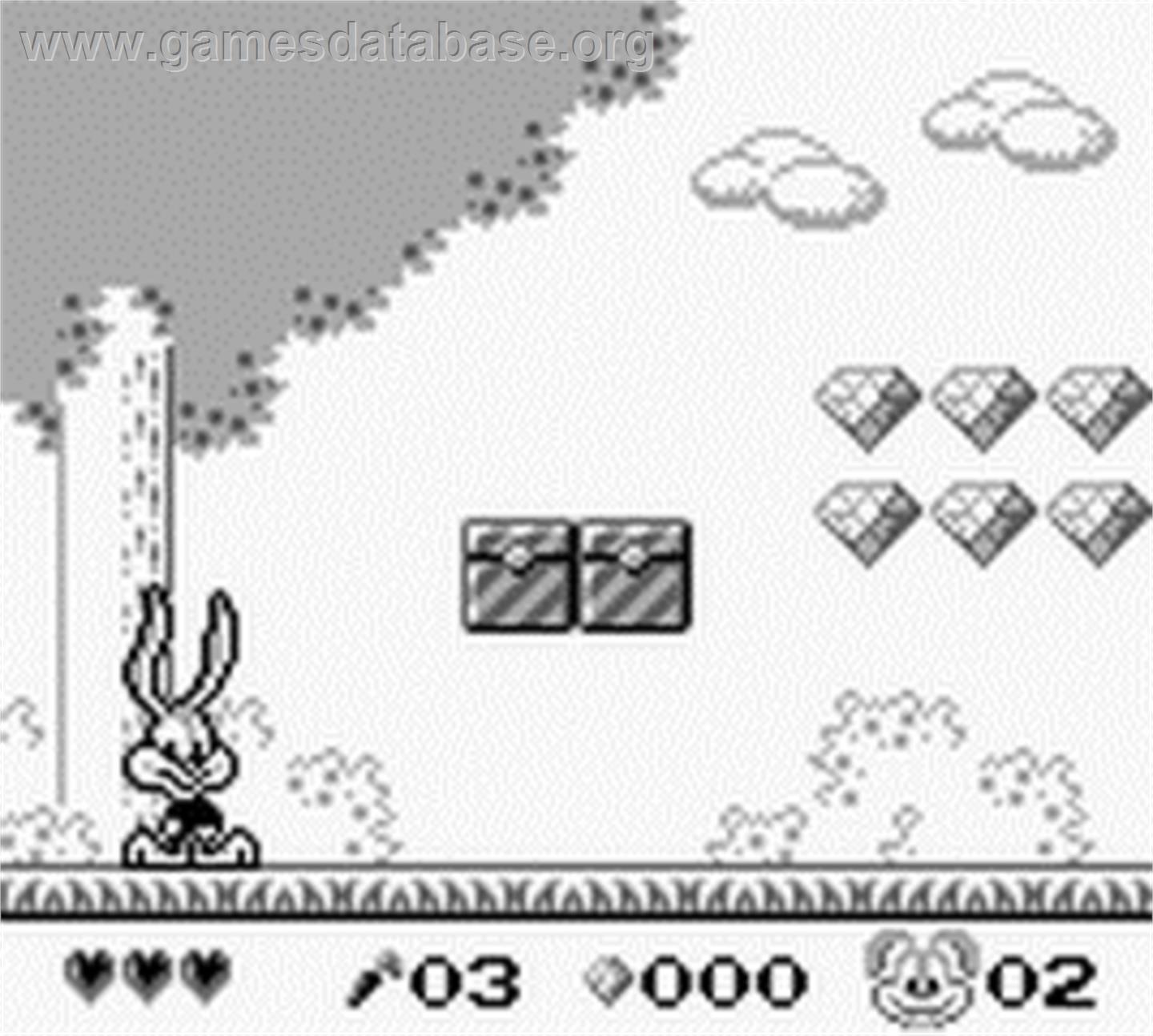 Tiny Toon Adventures: Wacky Sports Challenge - Nintendo Game Boy - Artwork - In Game