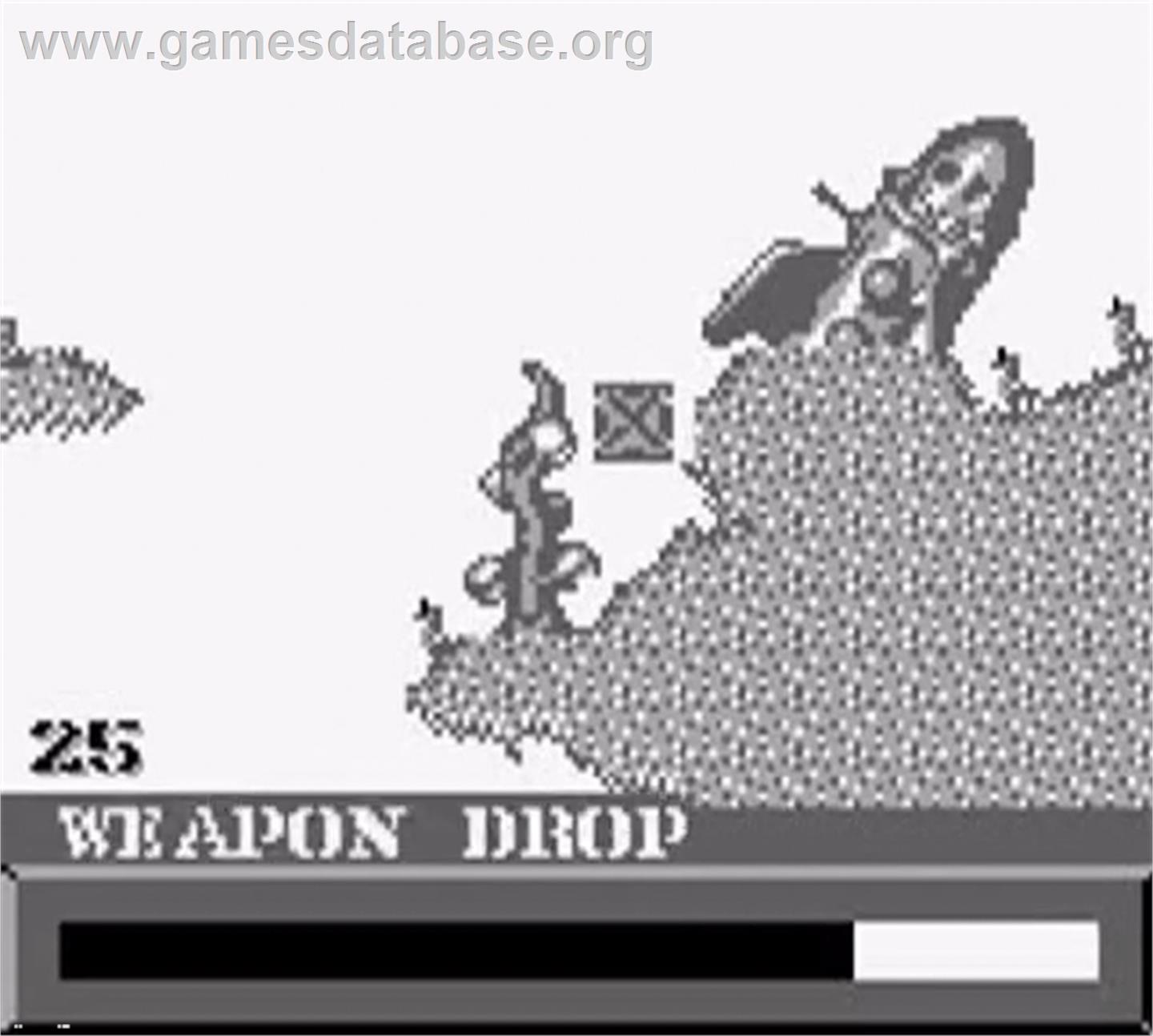 Worms - Nintendo Game Boy - Artwork - In Game