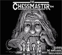 Title screen of Chessmaster on the Nintendo Game Boy.