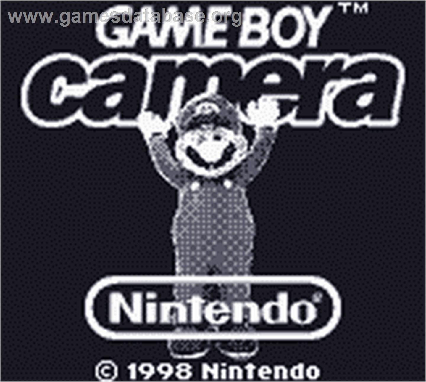 Game Boy Camera Games - Nintendo Game Boy - Artwork - Title Screen