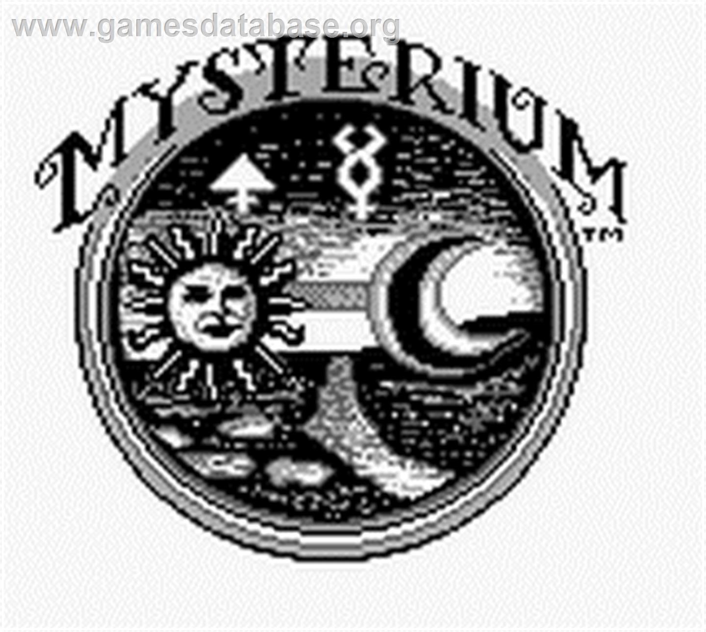 Mysterium - Nintendo Game Boy - Artwork - Title Screen