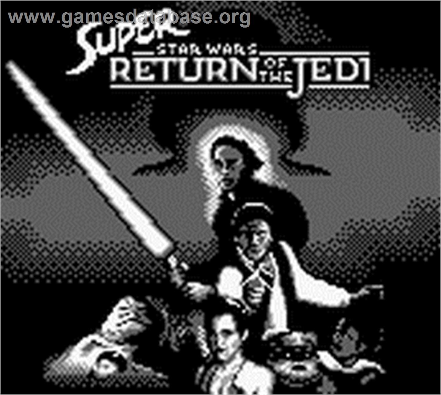 Super Star Wars: Return of the Jedi - Nintendo Game Boy - Artwork - Title Screen