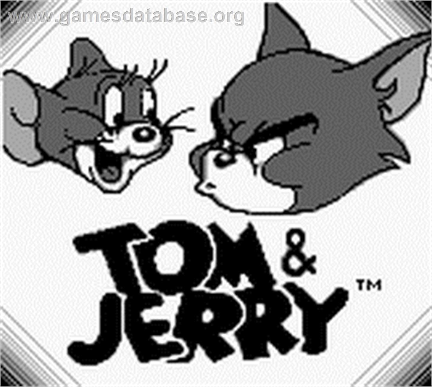 Tom & Jerry: Frantic Antics - Nintendo Game Boy - Artwork - Title Screen