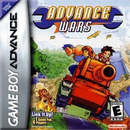 Box cover for Advance Wars on the Nintendo Game Boy Advance.