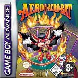 Box cover for Aero the Acro-Bat: Rascal Rival Revenge on the Nintendo Game Boy Advance.