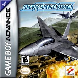 Box cover for Air Force Delta Storm on the Nintendo Game Boy Advance.