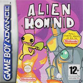 Box cover for Alien Hominid on the Nintendo Game Boy Advance.