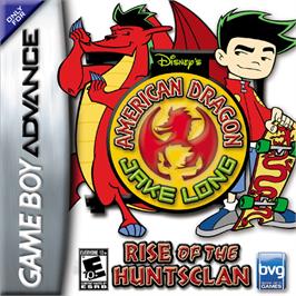 Box cover for American Dragon: Jake Long - Rise of the Huntsclan on the Nintendo Game Boy Advance.