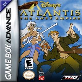 Box cover for Atlantis: The Lost Empire on the Nintendo Game Boy Advance.