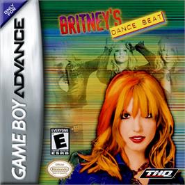 Box cover for Britney's Dance Beat on the Nintendo Game Boy Advance.