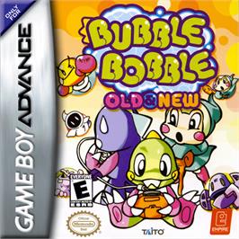 Box cover for Bubble Bobble Old & New on the Nintendo Game Boy Advance.