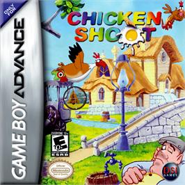 Box cover for Chicken Shoot on the Nintendo Game Boy Advance.