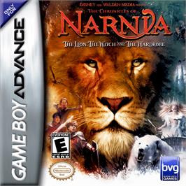 Box cover for Chronicles of Narnia: The Lion, the Witch and the Wardrobe on the Nintendo Game Boy Advance.