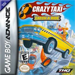 Box cover for Crazy Taxi: Catch a Ride on the Nintendo Game Boy Advance.