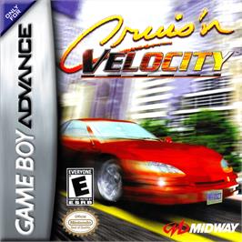 Box cover for Cruis'n Velocity on the Nintendo Game Boy Advance.