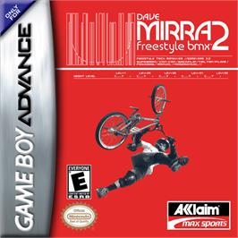 Box cover for Dave Mirra Freestyle BMX 2 on the Nintendo Game Boy Advance.