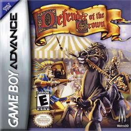 Box cover for Defender of the Crown on the Nintendo Game Boy Advance.