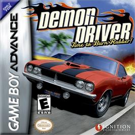 Box cover for Demon Driver: Time to Burn Rubber on the Nintendo Game Boy Advance.
